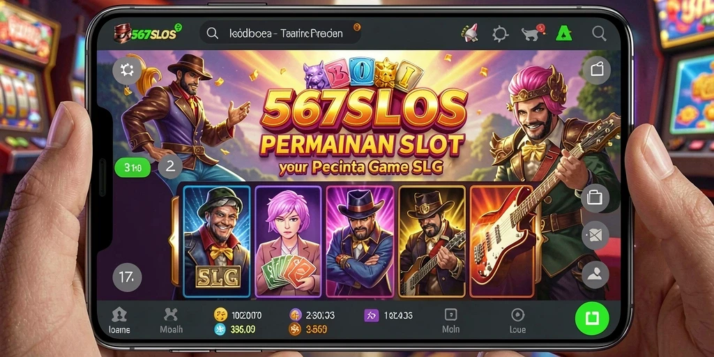 Tampilan gameplay 567SLOTS yang penuh warna dan menarik.