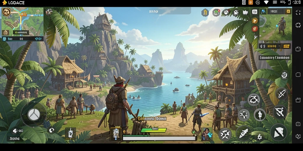 Tangkapan layar utama LGOACE dengan gameplay Open World yang menakjubkan.