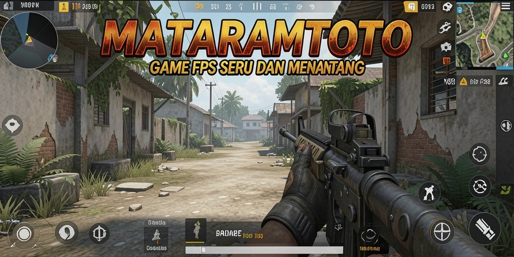 Screenshot utama MATARAMTOTO menunjukkan aksi seru FPS.