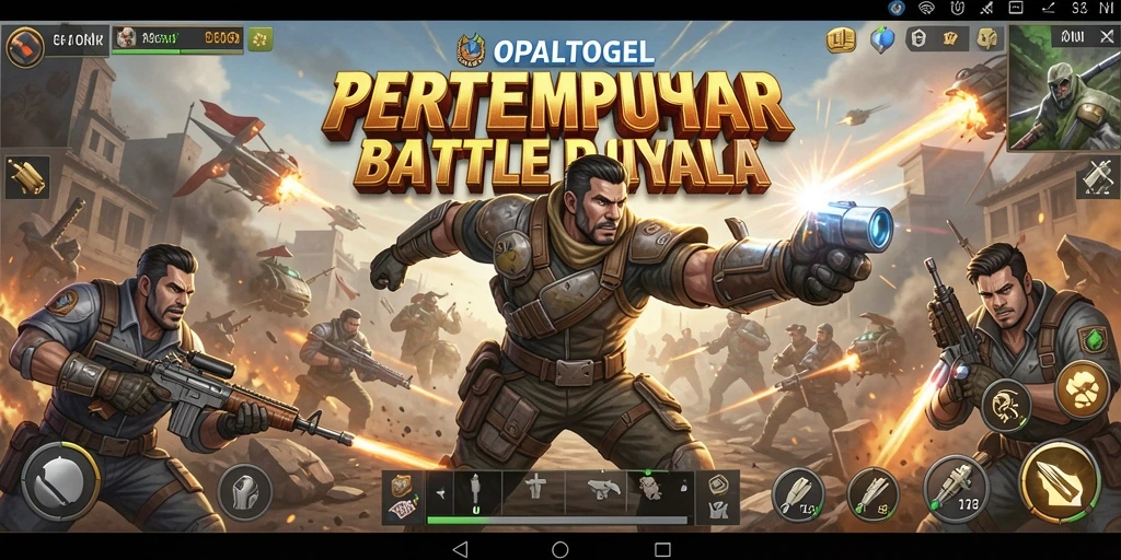 Tampilan gameplay seru dalam OPALTOGEL yang menunjukkan aksi pertempuran epic.