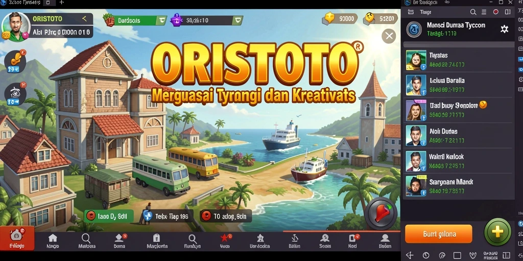 Tampilan gameplay ORISTOTO yang menarik dan penuh strategi.