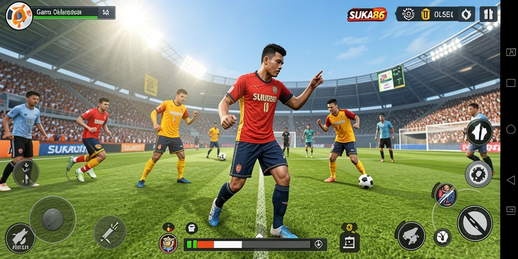 Tampilan gameplay seru dan kompetitif di SUKA86.