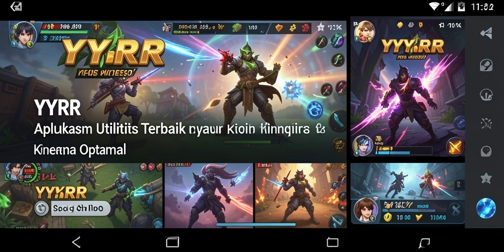 Tampilan antarmuka pengguna aplikasi Utility YYRR yang menarik dan fungsional.